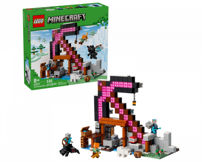 LEGO Minecraft 21277 The Pickaxe Mine Building Set