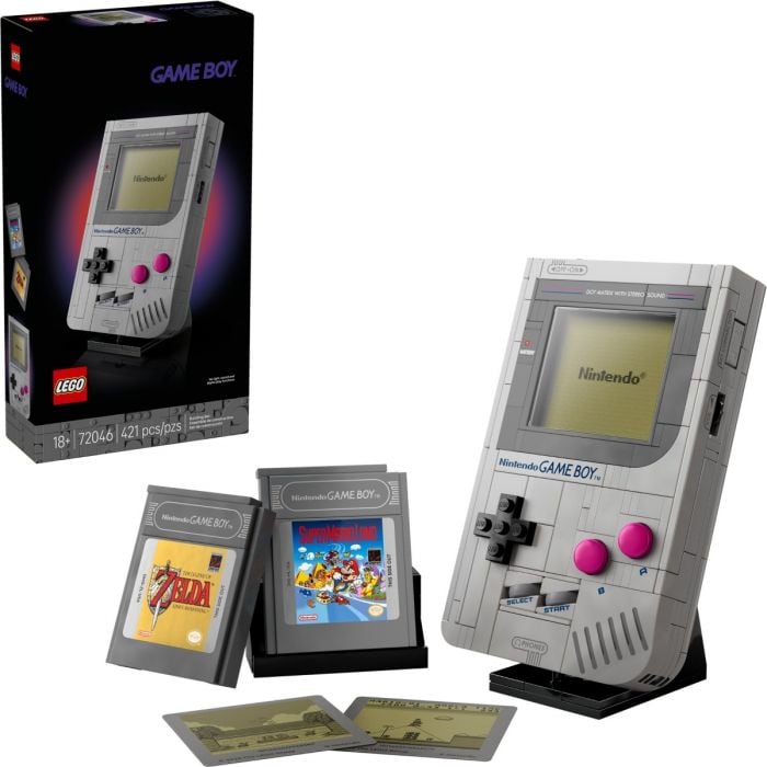 LEGO Super Mario 72046 Game Boy Building Set Display Model Collectible