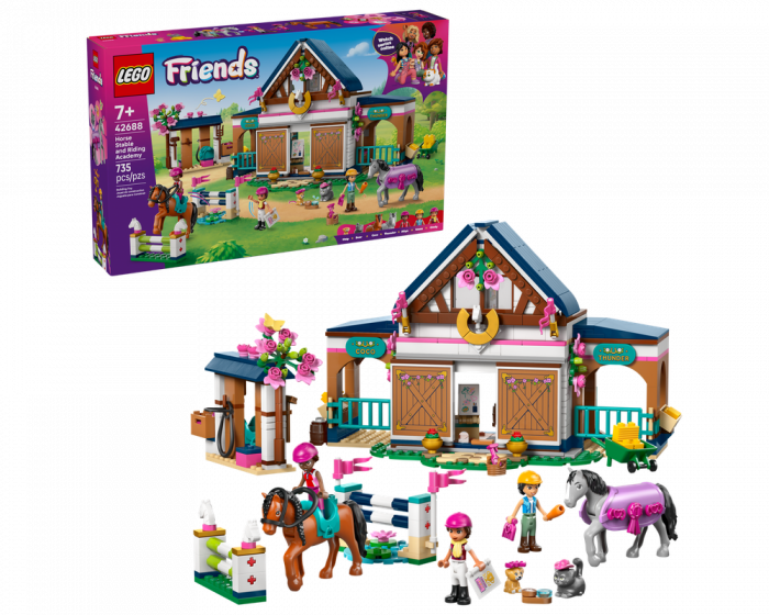 LEGO Friends 42688 Horse Stable Riding Academy Building Set