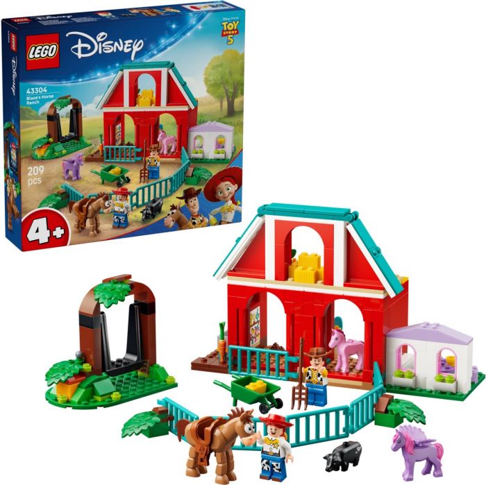 LEGO Disney 43304 Blaze's Horse Ranch Toy Story 5 Building Set