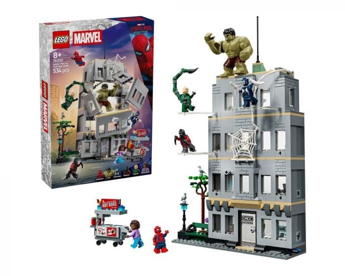 LEGO Marvel 76350 Spider-Man vs. Hulk Epic Clash Building Set