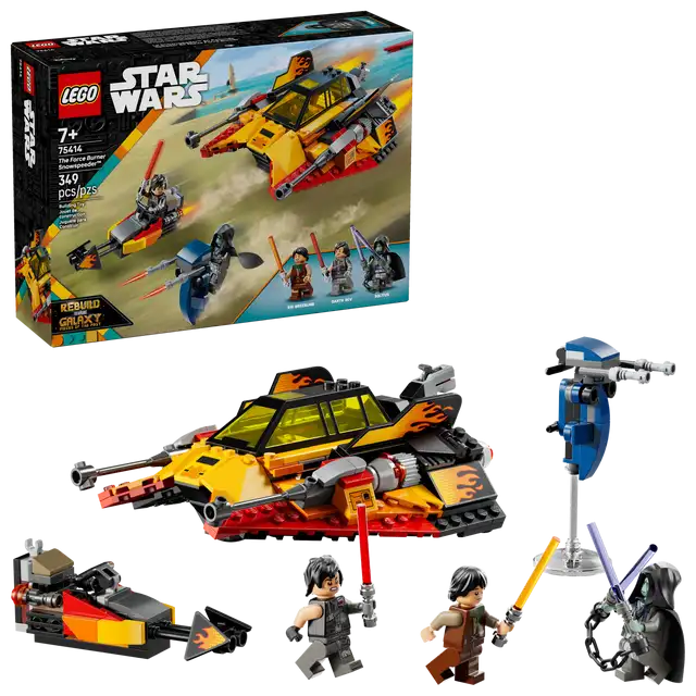 LEGO Star Wars 75414 The Force Burner Snowspeeder Building Set