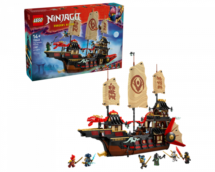 LEGO NINJAGO 71848 The Temple Bounty Dragons Rising Building Set