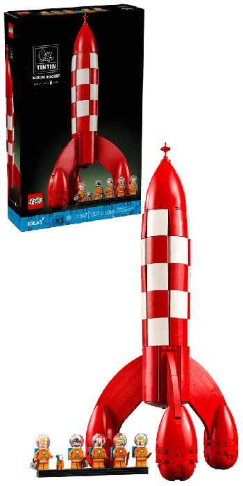 LEGO Ideas 21367 Tintin Moon Rocket Building Set