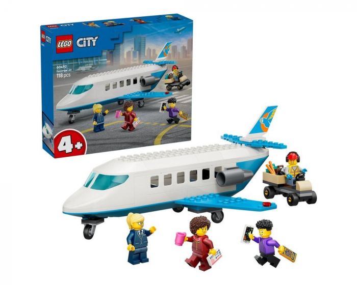 LEGO City 60492 Passenger Jet Building Set Airplane Toy