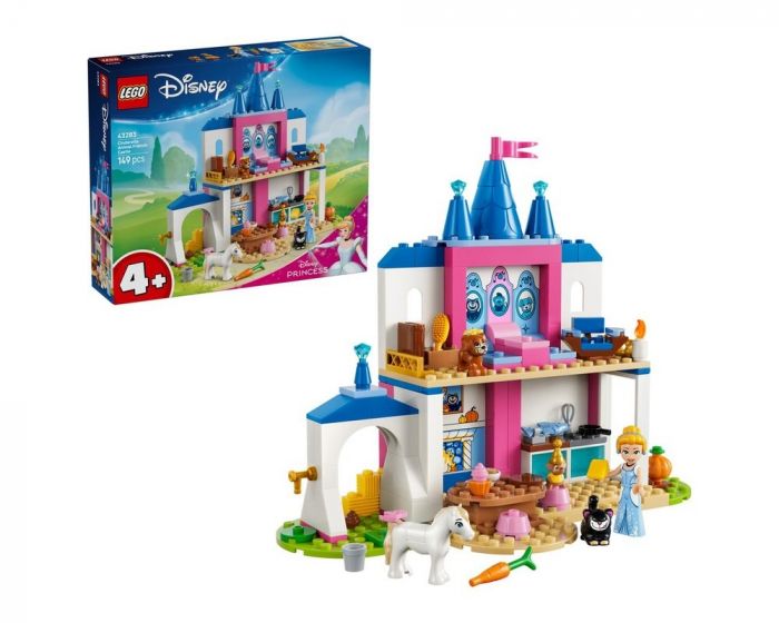 LEGO Disney 43283 Cinderella Animal Friends Castle Building Set