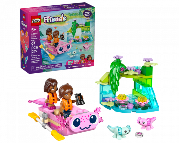 LEGO Friends 42681 Axolotl Adventure Boat Building Set Toy