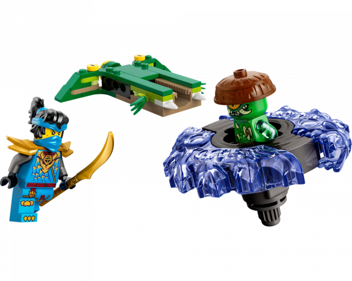 LEGO NINJAGO 71849 Nya vs. Mutation Monster Spinner Building Toy