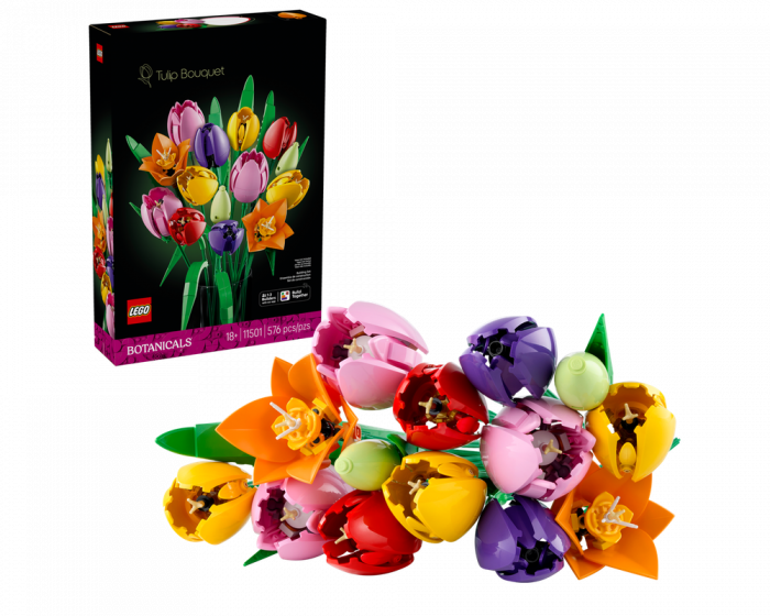 LEGO Botanicals 11501 Tulip Bouquet Building Set for Adults