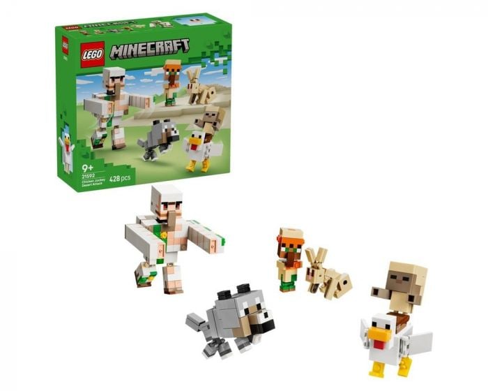 LEGO Minecraft 21592 Chicken Jockey Desert Attack Building Set