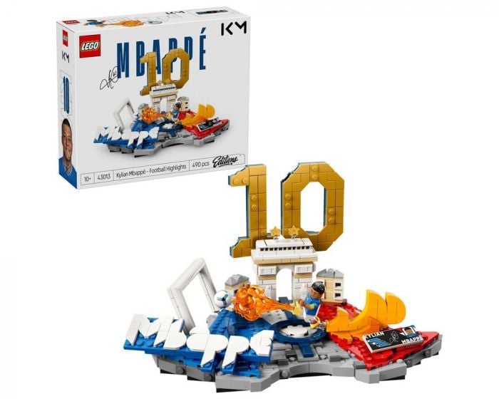 LEGO Editions 43013 Kylian Mbappé Soccer Highlights Building Set