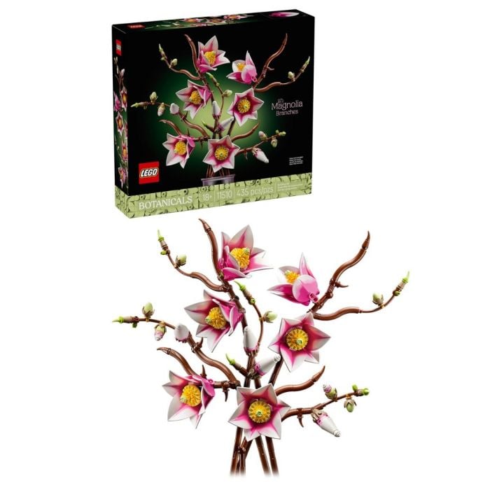 LEGO Botanicals 11510 Magnolia Branches Building Set Artificial Flowers