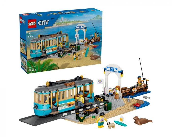LEGO City 60506 Classic Beach Streetcar Building Set