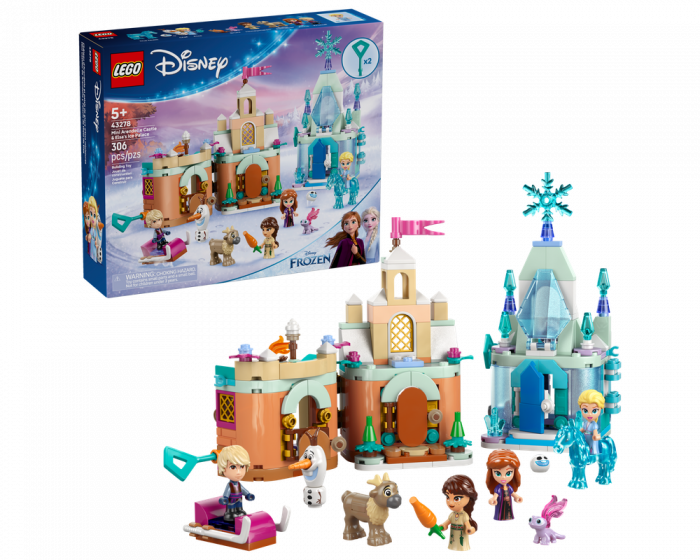 LEGO Disney 43278 Mini Arendelle Castle Elsa's Ice Palace Building Set