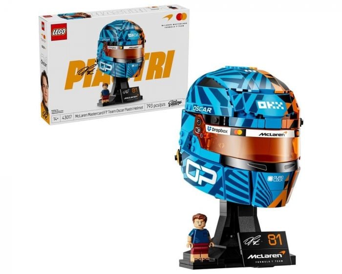 LEGO Editions 43017 McLaren Mastercard F1 Oscar Piastri Helmet Building Set