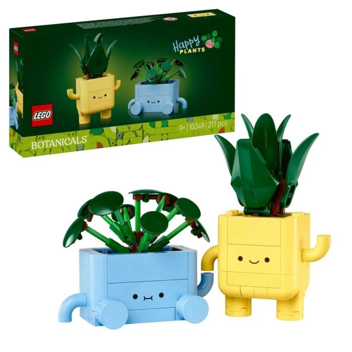 LEGO Botanicals 10349 Happy Plants Building Set Flowers