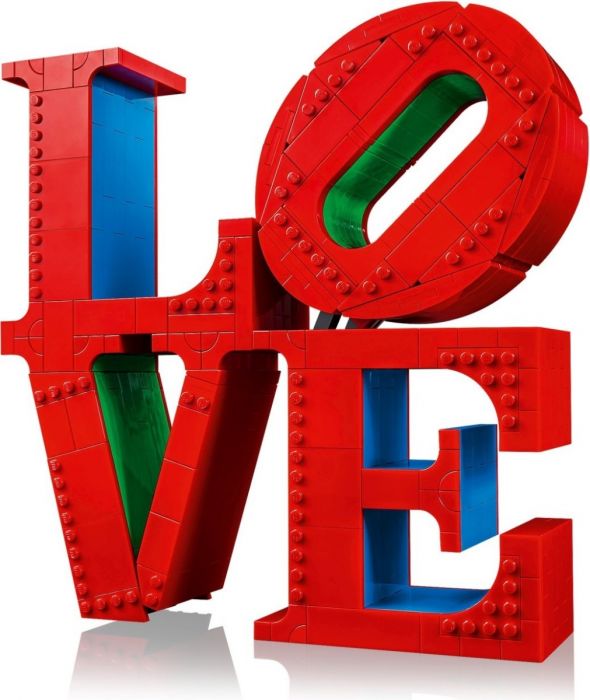 LEGO Art 31214 LOVE Building Set Robert Indiana Pop Art Sculpture
