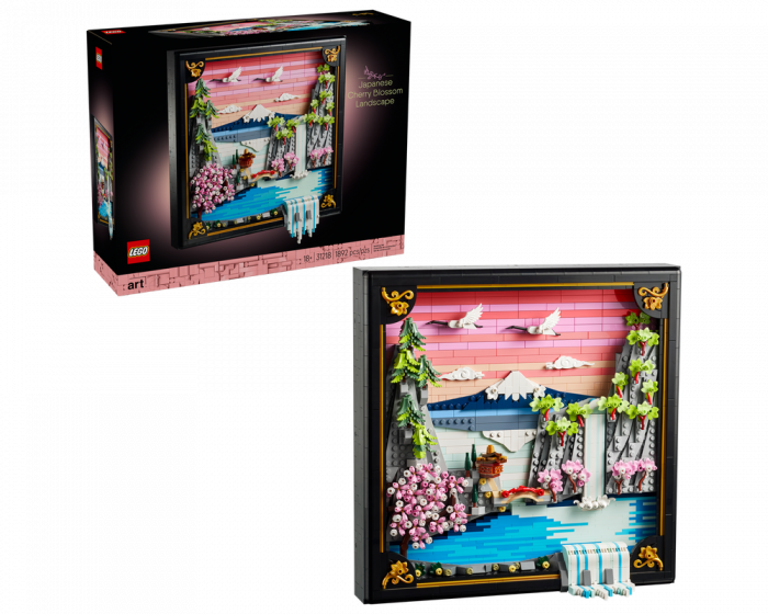 LEGO Art 31218 Japanese Cherry Blossom Landscape Building Set