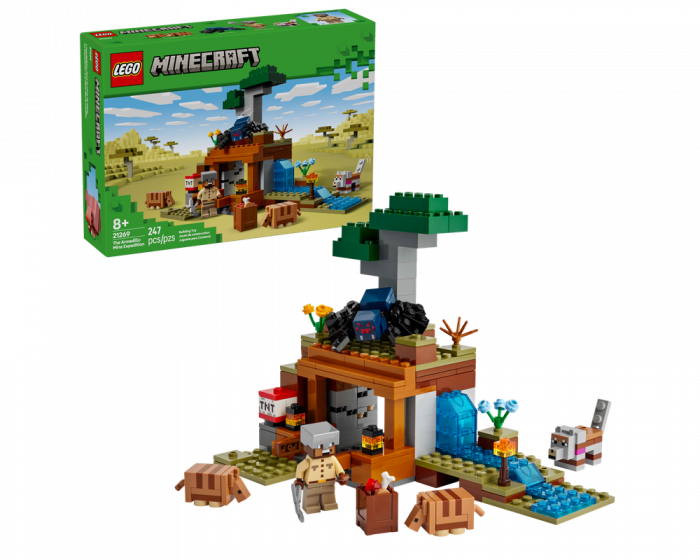 LEGO Minecraft 21269 The Armadillo Mine Expedition Building Set