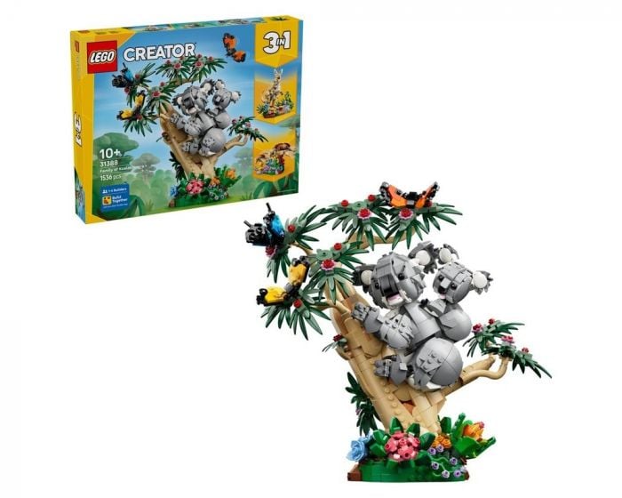 LEGO Creator 31388 Wild Animals Family of Koalas 3-in-1 Building Set