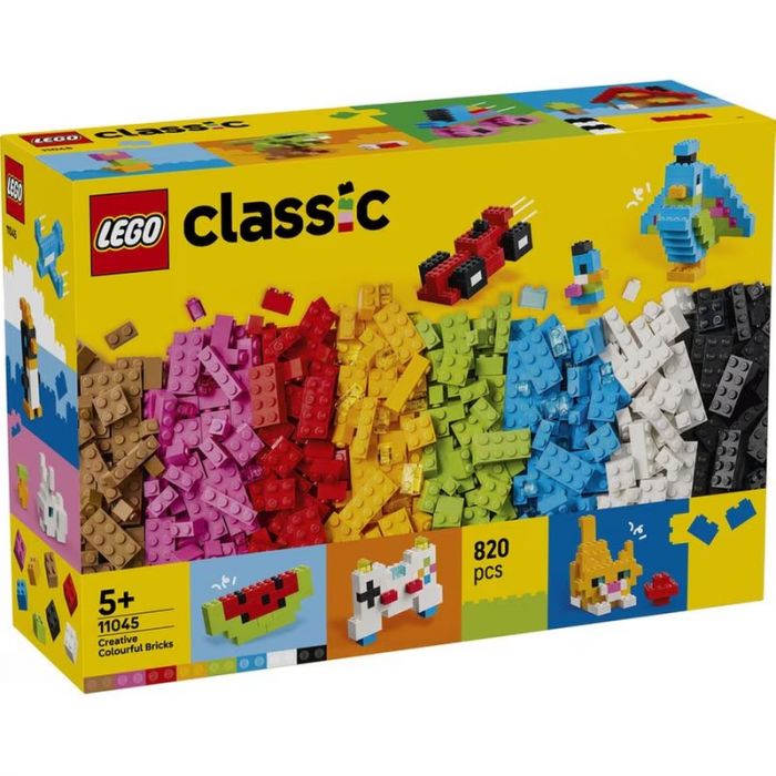 LEGO Classic 11045 Creative Colorful Bricks Building Set 820 Pieces