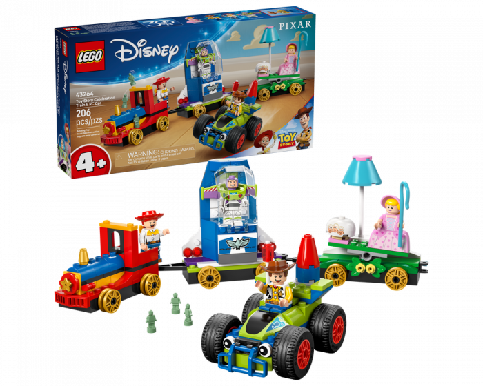 LEGO Disney 43264 Toy Story Celebration Train RC Car Building Set