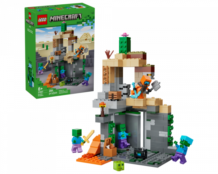 LEGO Minecraft 21587 Zombie Dungeon Building Set Construction Toy