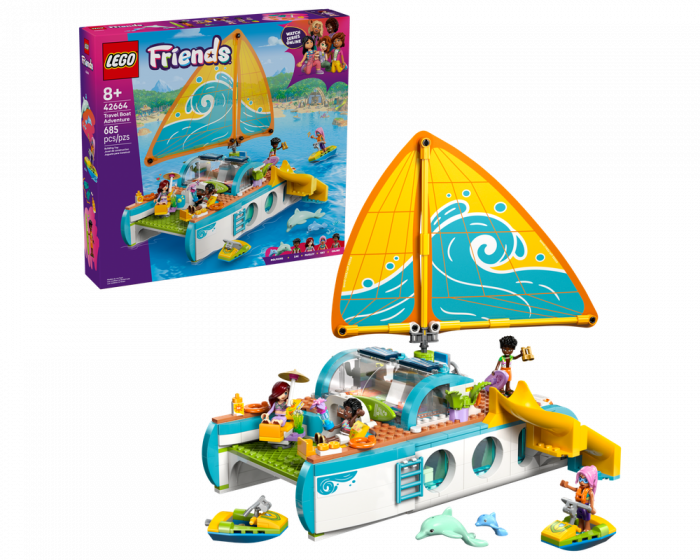 LEGO Friends 42664 Travel Boat Adventure Building Set