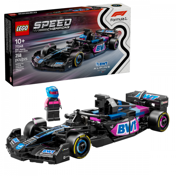 LEGO Speed Champions 77248 BWT Alpine F1 Team A524 Race Car Building Set