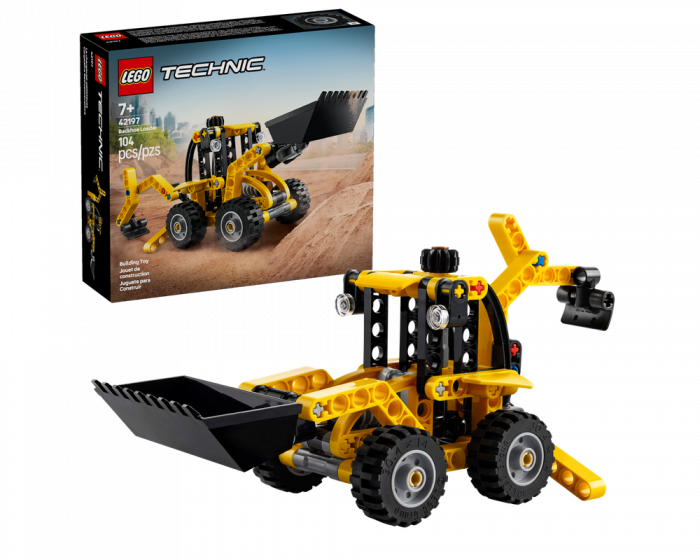 LEGO Technic 42197 Backhoe Loader Construction Building Set