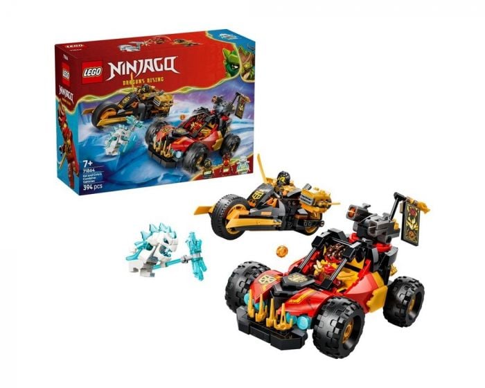 LEGO NINJAGO 71864 Kai and Cole's Combiner Vehicles Building Set