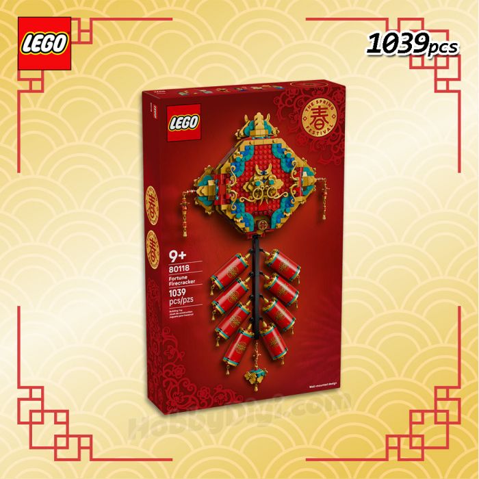 LEGO 80118 Seasonal Fortune Firecracker Building Set Chinese New Year