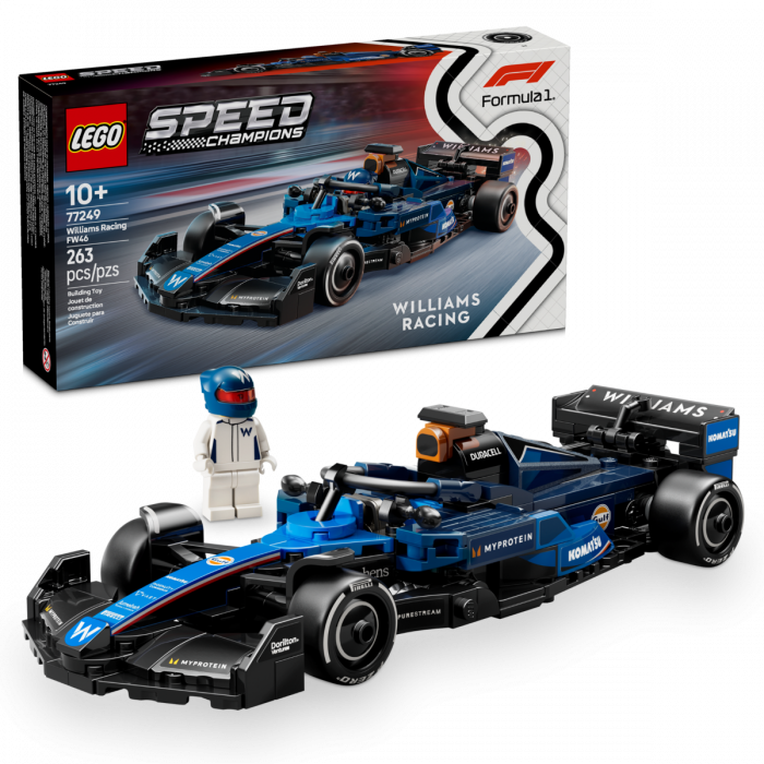 LEGO Speed Champions 77249 Williams Racing FW46 F1 Race Car Building Set