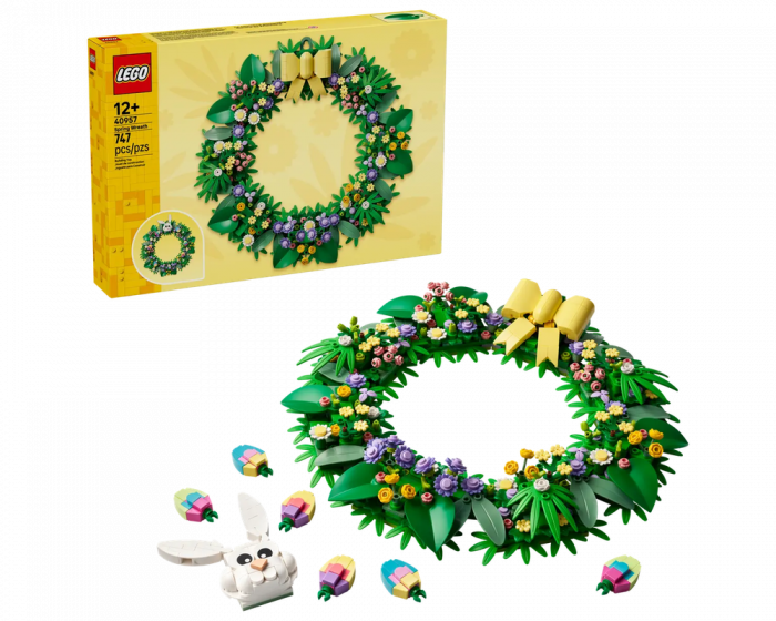LEGO Seasonal 40957 Spring Wreath Building Set Easter Decoration