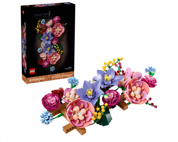 LEGO Botanicals 11503 Flower Wall Modular Building Set for Adults
