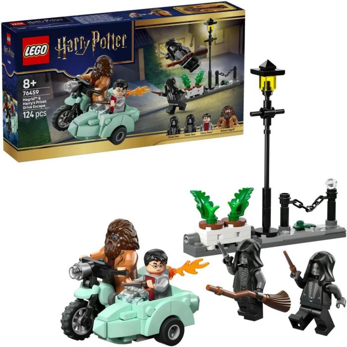 LEGO Harry Potter 76459 Hagrid & Harry's Privet Drive Escape Building Set