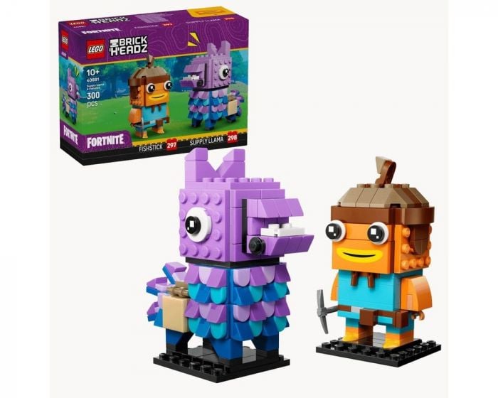 LEGO BrickHeadz 40881 Supply Llama & Fishstick Figures Building Set