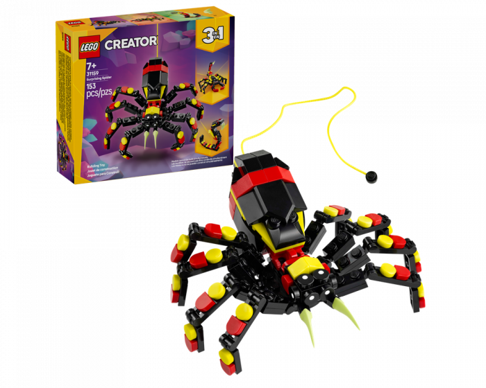 LEGO Creator 31159 Surprising Spider 3in1 Wild Animals Building Set