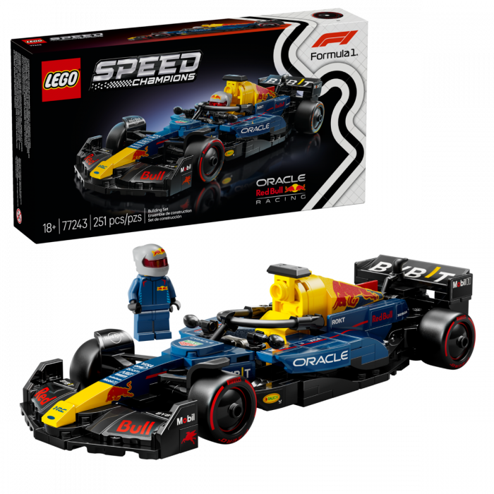 LEGO Speed Champions 77243 Oracle Red Bull Racing RB20 F1 Race Car Building Set
