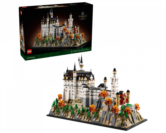 LEGO Architecture 21063 Neuschwanstein Castle Building Set for Adults