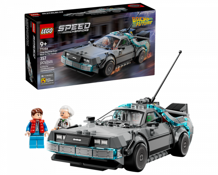 LEGO Speed Champions 77256 Time Machine from Back to the Future Building Set