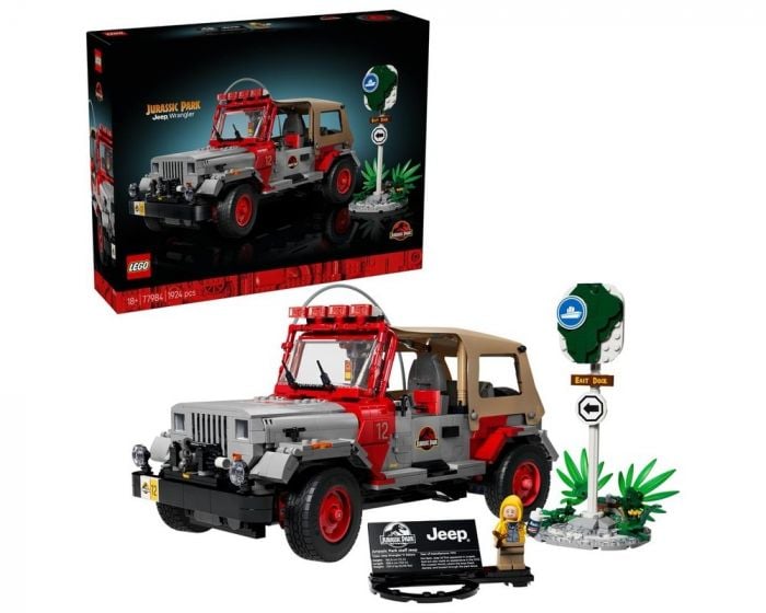 LEGO Jurassic World 77984 Jurassic Park Jeep Wrangler Building Set