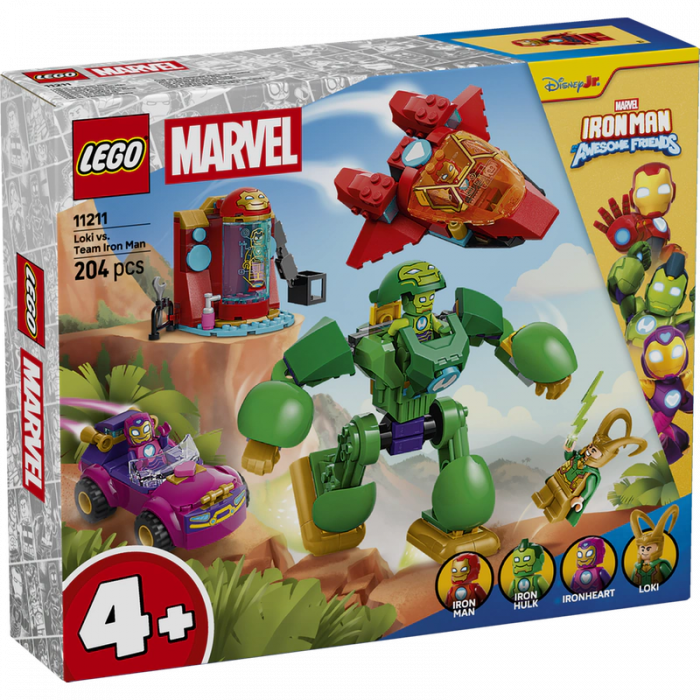 LEGO Marvel 11211 Loki vs. Team Iron Man 4+ Building Set