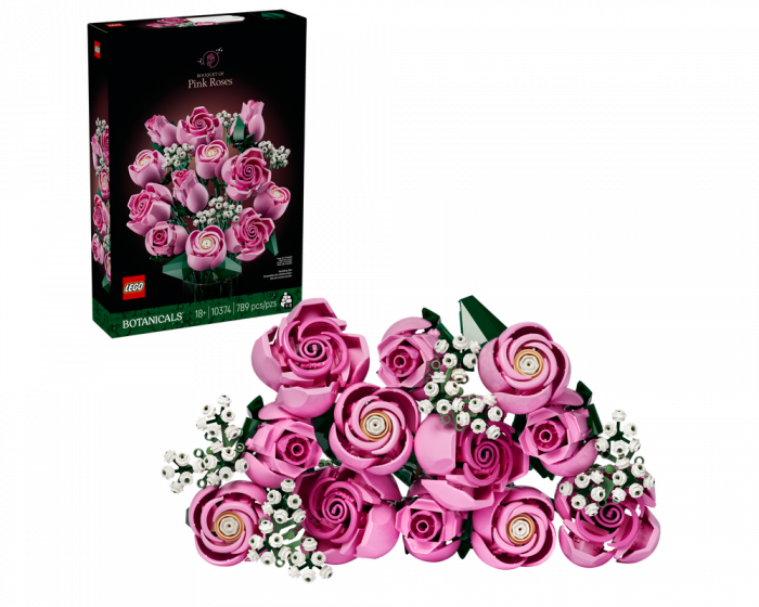 LEGO Botanicals 10374 Bouquet of Pink Roses Building Set