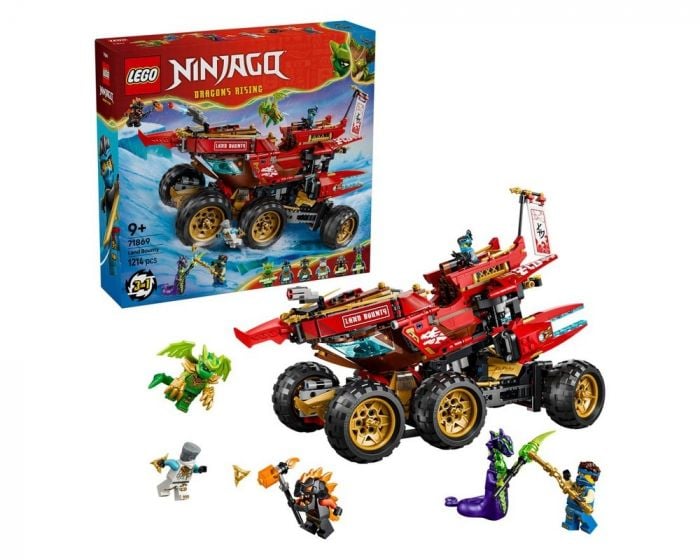 LEGO NINJAGO 71869 Land Bounty 3-in-1 Building Set Dragons Rising