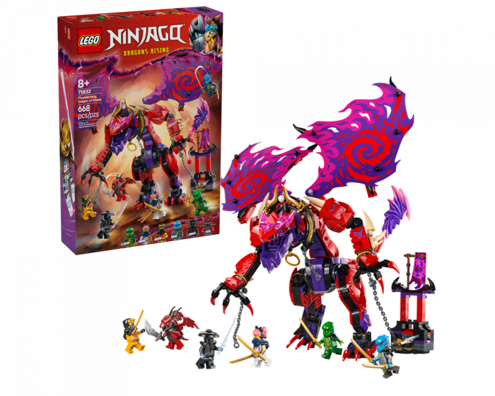 LEGO NINJAGO 71832 Thunderfang Dragon of Chaos Building Set
