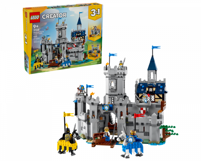 LEGO Creator 31168 Medieval Horse Knight Castle 3-in-1 Building Set