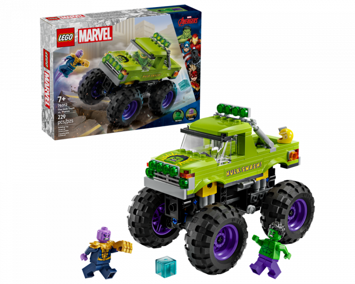 LEGO Marvel 76312 The Hulk Truck vs. Thanos Building Set