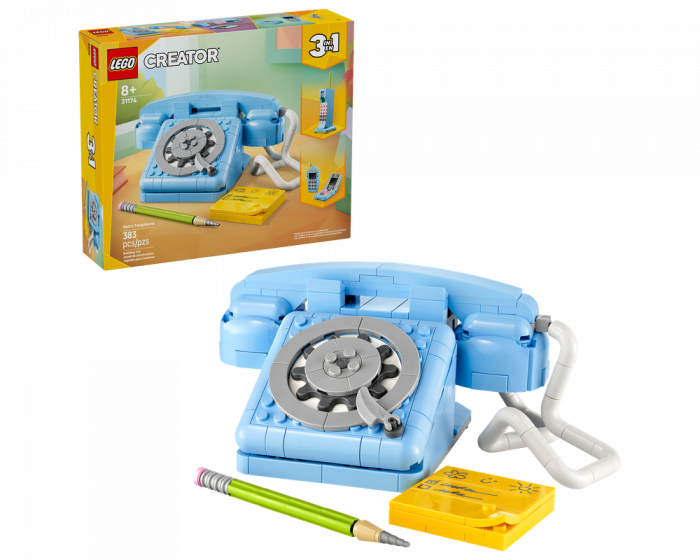 LEGO Creator 31174 Retro Telephone 3-in-1 Building Set Toy