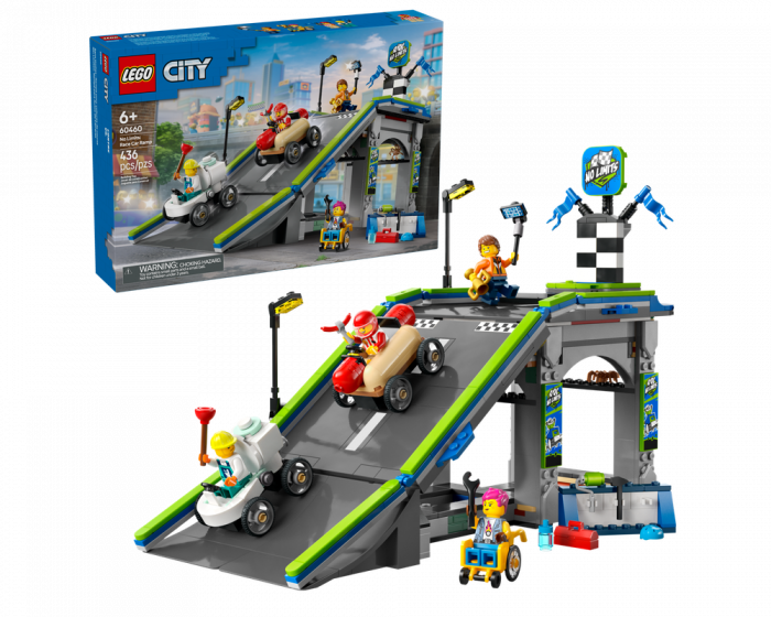 LEGO City 60460 No Limits Race Car Ramp Track Building Toy Set
